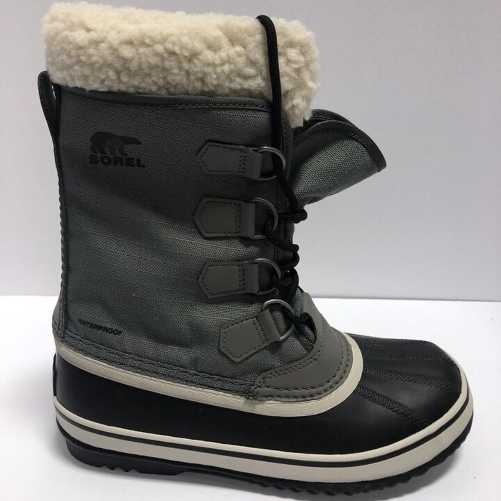 Sorel Women’s Winter Carnival, Gray Waterproof Boots, Size 7 M
